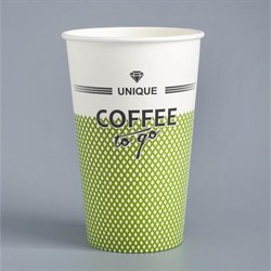 Стакан бумажный "COFFEE to go" для горячих напитков, 400 мл, диаметр 90 мм 7150315 - фото 818052