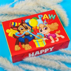 Коробка складная "Happy", 21х15х5 см, PAW PATROL 9370928 - фото 825041