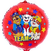 Шар фольгированный "Team Paw", Paw Patrol 9117937