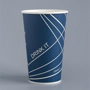 Стакан бумажный "Drink it" для горячих напитков, 400 мл, диаметр 90 мм 7150318