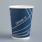 Стакан бумажный "Drink it" для горячих напитков, 350 мл, диаметр 90 мм 7150317