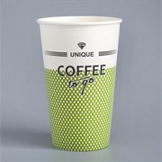 Стакан бумажный "COFFEE to go" для горячих напитков, 400 мл, диаметр 90 мм 7150315