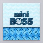 Салфетки бумажные "Mini Boss", 24х24 см, 20 шт 7756532