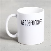 Кружка «ABCDEFUCKOFF», 300 мл 4609332