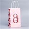 Пакет подарочный крафтовый «8 марта!», 12 × 21 × 9 см 7889209