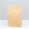 Пакет Zip-lock Крафт с плоским дном 18 х 28 см 3710477