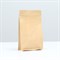 Пакет Zip-lock Крафт с плоским дном 14 х 24 см 3710475