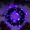 Гирлянда «Нить» 10 м, IP44, тёмная нить, 100 LED, свечение фиолетовое, 8 режимов, 220 В 187230