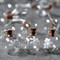 Гирлянда «Нить» 1.6 м с насадками «Шарики со снежинкой», IP20, прозрачная нить, 15 LED, свечение мульти, ААх2 7690101