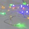 Гирлянда «Нить» 2.5 м, IP20, прозрачная нить, 25 LED, свечение мульти, фиксинг, 220 В 2361592