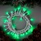 Гирлянда «Нить» 5 м, IP20, белая нить, 50 LED, свечение зелёное, 8 режимов, 220 В 3556777