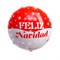 Шар фольгированный 18" Feliz Navidad, круг 9088507