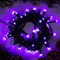 Гирлянда «Нить» 5 м, IP20, тёмная нить, 50 LED, свечение фиолетовое, 8 режимов, 220 В 3556767