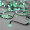 Гирлянда «Нить» 5 м, IP20, тёмная нить, 50 LED, свечение зелёное, 8 режимов, 220 В 3556769