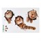 Наклейка 3Д интерьерная Кошки 60*40см 7403496