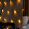 Гирлянда «Сеть» 1.6 × 1.6 м, IP20, прозрачная нить, 144 LED, свечение жёлтое, 8 режимов, 220 В 1585750
