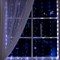 Гирлянда «Занавес» 1.6 × 1.6 м роса, IP20, серебристая нить, 160 LED, свечение белое, 8 режимов, 220 В 5206146