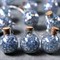 Гирлянда «Нить» 1.6 м с насадками «Шарики с серебристым конфетти», IP20, прозрачная нить, 15 LED, свечение белое, ААх2 7690110