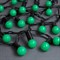 Гирлянда «Нить» 10 м с насадками «Шарики 1.5 см», IP44, тёмная нить, 100 LED, свечение зелёное, 8 режимов, 220 В 671562
