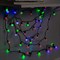 Гирлянда «Нить» 20 м с насадками «Шарики 1.5 см», IP44, тёмная нить, 200 LED, свечение мульти (RG/RB), мигание, 220 В 671568