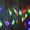 Гирлянда «Бахрома» 1.8 × 0.5 м с насадками «Звёзды», IP20, прозрачная нить, 48 LED, свечение мульти (RG/RB), мигание, 220 В 3556863
