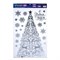 Наклейки виниловые с фольгированием «Снежная сказка», 30 х 50 см 4273348