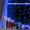 Гирлянда «Занавес» 1.5 × 1 м, IP20, прозрачная нить, 180 LED, свечение синее, 8 режимов, 220 В 1080454