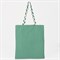 Сумка-шопер двусторонняя, без застёжки, наружный карман, цвет зелёный 7905560