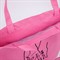 Сумка шопер I love you, 35 х 0,5 х 40 см, вышивка, розовый 7816990