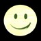 Светоотражающая наклейка «Смайл», d = 11 см, цвет жёлтый 3633429