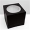 Кондитерская коробка, с окном, черная, 30 х 30 х 30 см 5384507