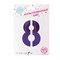 Шар фольгированный 40" «Цифра 8», цвет сиреневый, 1 шт. 5256895