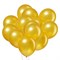 Шар латексный 10", металл, набор 100 шт., цвет золотой 4986680