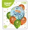 Букет шаров «С Днём рождения. Лисёнок», латекс, фольга, набор 6 шт. 7769577