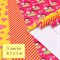 Набор глянцевой бумаги , "Любовь-это..." желтый, 3 листа , 70 х 100 см 6778703
