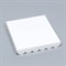 Коробочка для печенья, белая, 21 х 21 х 3 см 7184426