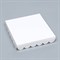 Коробочка для печенья, белая, 18 х 18 х 3 см 7184425