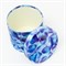 Набор круглых коробок 3 в 1 "Синие цветы", 19,5 x 19 - 15,5 x 15 см 7128483