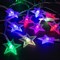 Гирлянда «Нить» 3 м с насадками «Звёзды», IP20, прозрачная нить, 20 LED, свечение мульти (RG/RB), мигание, USB 806829