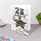 Открытка "С Днем Защитника Отечества!" глиттер, конгрев, белый фон, 12,5х19,4 см 9416257