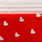 Скатерть «Сердечки», красный цвет, 105х180 см 1152004