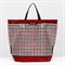 Эко сумка, "Клетка", с петлевой ручкой, 50 х 40 см, 160 мкм 7087962