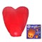 Фонарь желаний, форма сердце, цвет красный 318558