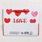 Пакет подарочный ламинированный горизонтальный «LOVE», S 15 x 12 × 5,5 см 4479150