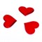 Сердечки декоративные, набор 15 шт., размер 1 шт: 3,5 × 3 см, цвет красный с отливом 7532279