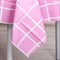 Скатерть в клетку 137 × 183 см, розовая 9239739
