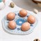 Подставка для яиц Доляна «Цветочная роспись», 5 ячеек, 18×18 см 7258274