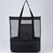 Сумка-шоппер пляжная c термо-карманом , 42*37*15 см, черный цвет 9236122