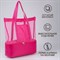 Сумка-шоппер пляжная c термо-карманом , 42*37*15 см, розовый цвет 9236123