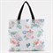 Сумка Цветы, 32*10*27, отдел без молнии, белый 9398471